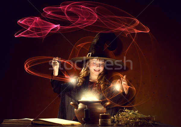Little witch Stock photo © adam121