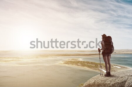 Trekking and hiking Stock photo © adam121