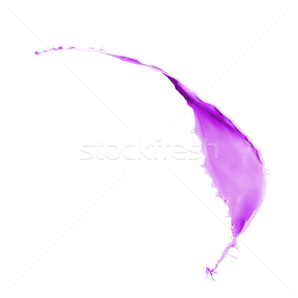 Púrpura pintura Splash aislado blanco naturaleza Foto stock © adam121