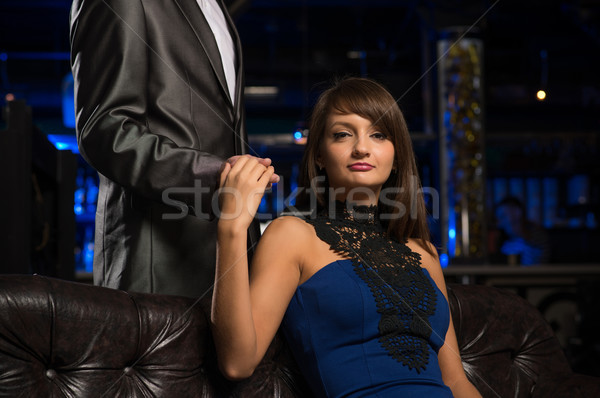 Portrait of a successful woman in a nightclub Stock photo © adam121