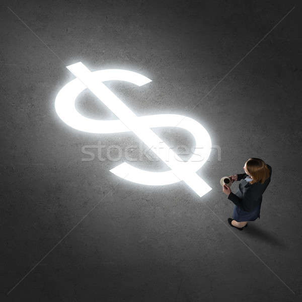 Businesswoman making desicion Stock photo © adam121