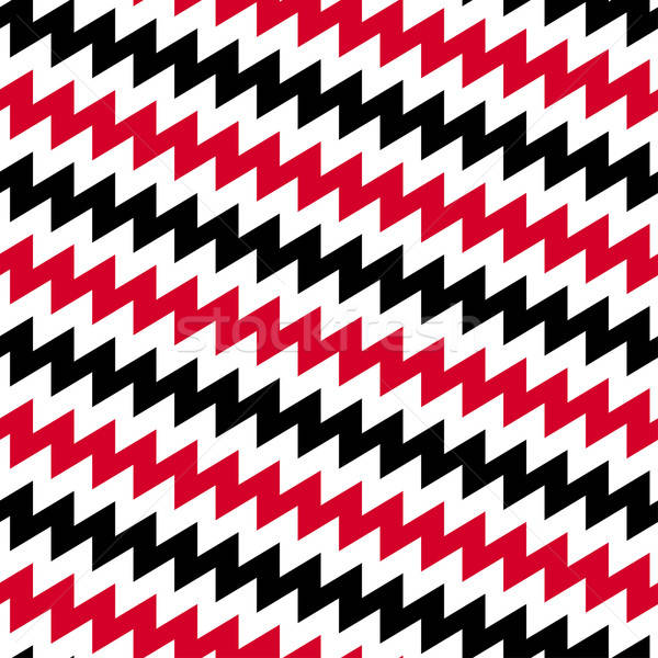 Red Black and white diagonal chevron seamless pattern Stock photo © adamfaheydesigns