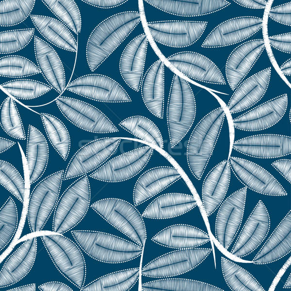 тропические вышивка гибискуса завода цветок Сток-фото © adamfaheydesigns