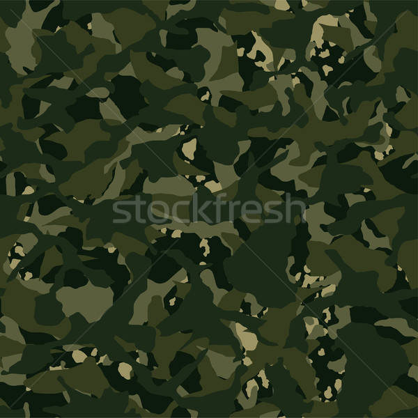 Camouflage outdoor disruptive khaki seamless pattern Stock photo © adamfaheydesigns