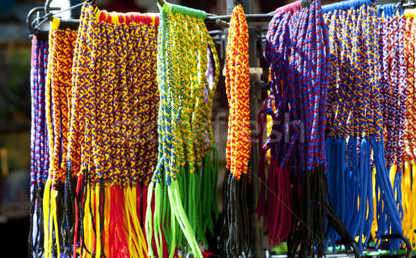 Viele hängen Laden Textur Muster Farbe Stock foto © advanbrunschot