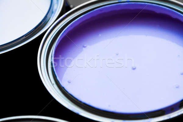 Full Purple Paintcan Stock photo © aetb