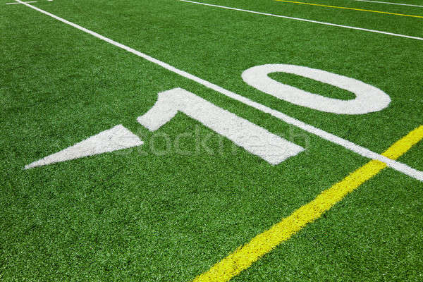 Ten yard line - football
 Stock photo © aetb