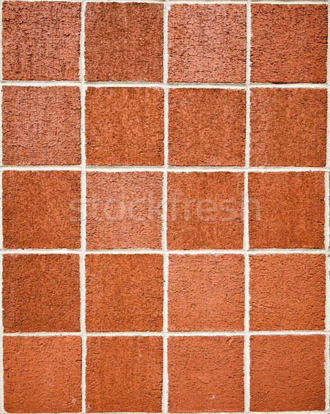 Square brick wall Stock photo © aetb