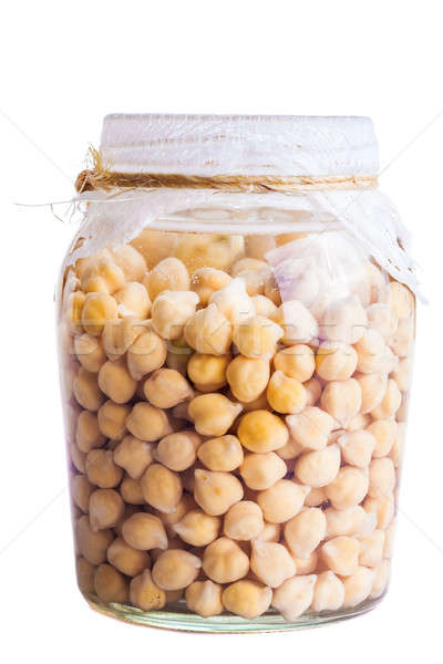 Soaked Sprouting ChickPeas Stock photo © aetb