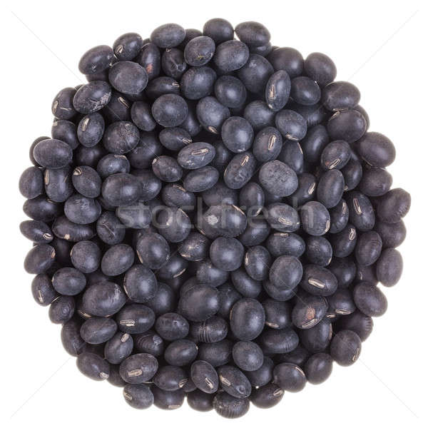 Circle Texture of Black Soy Beans Stock photo © aetb
