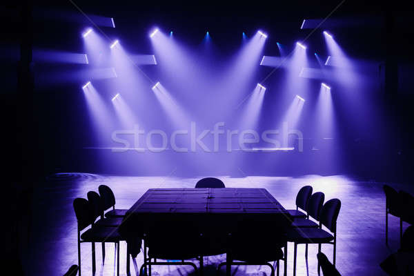 Big Light Setup Ready for a Private Show Stock photo © aetb