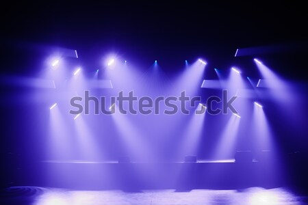 Spot lights on a Empty Stage Stock photo © aetb