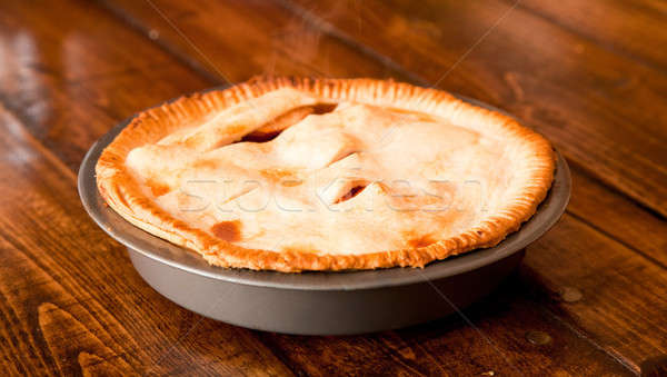 Freshly baked apple pie Stock photo © aetb