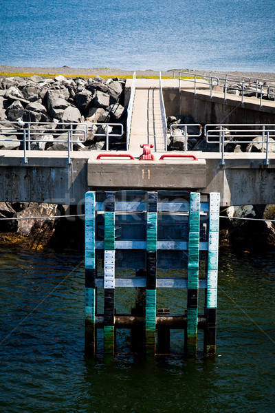 View of pier and the port Stock photo © aetb