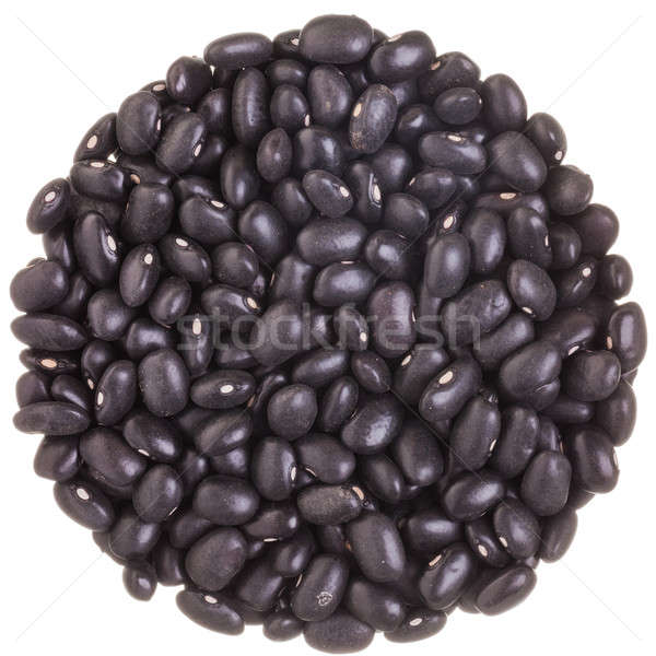 Perfect Circle texture of Black Beans Stock photo © aetb