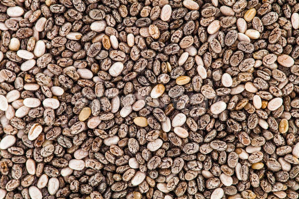 Extreme Closeup Texture of Chia Seeds - Studio Shot Stock photo © aetb