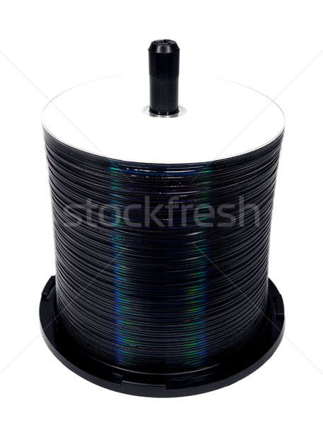 Blank Disk Spindle top view (isolated on white)
 Stock photo © aetb