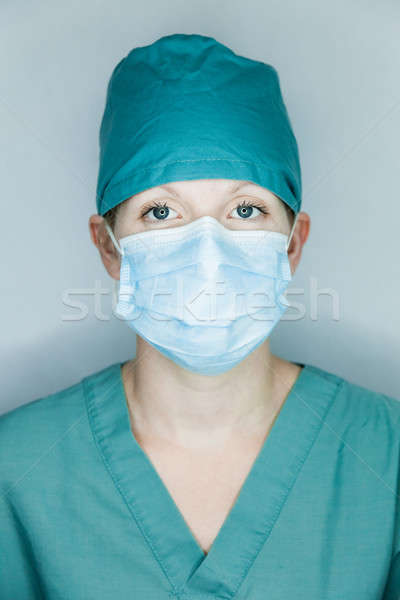 Nurse looking at you (straight portrait)
 Stock photo © aetb