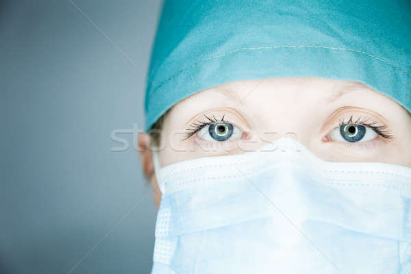 Nurse looking at you (close-up)
 Stock photo © aetb