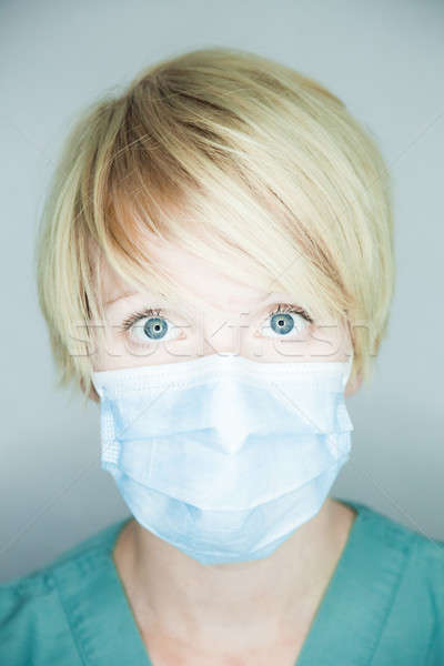 Nurse looking at you (straight portrait)
 Stock photo © aetb