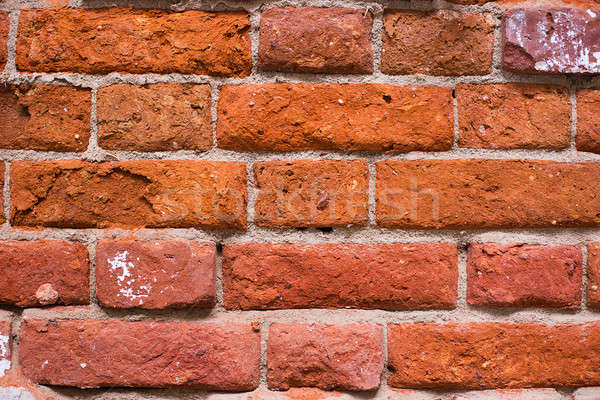 Rouge anciens mur de briques manoir horizontal résumé [[stock_photo]] © Agatalina