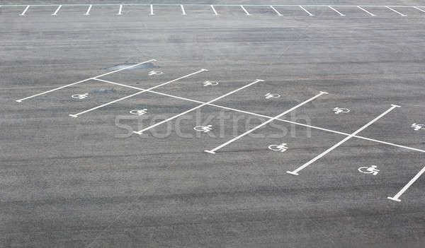 Parking for disabled Stock photo © Agatalina