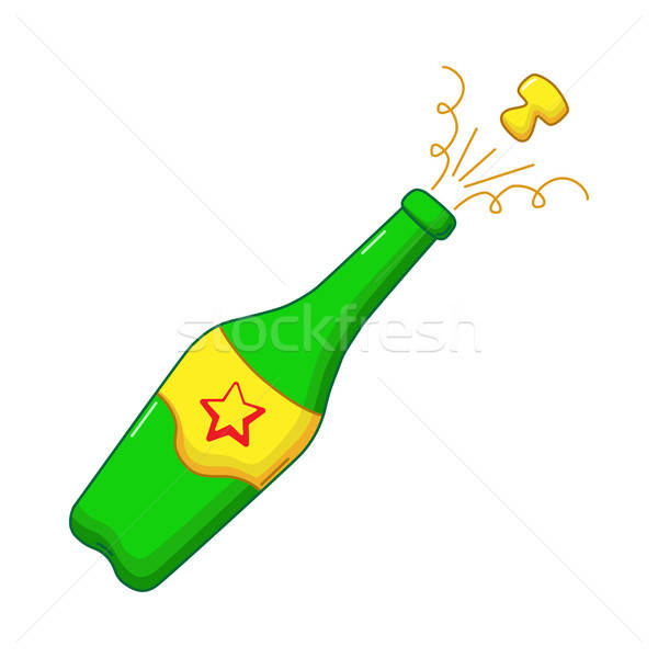 Isolated champagne icon Stock photo © Agatalina