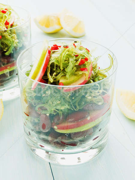 Salată japonez roşu fasole lămâie piper Imagine de stoc © AGfoto