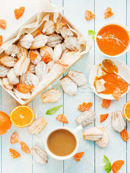 French dessert Madeleines Stock photo © AGfoto