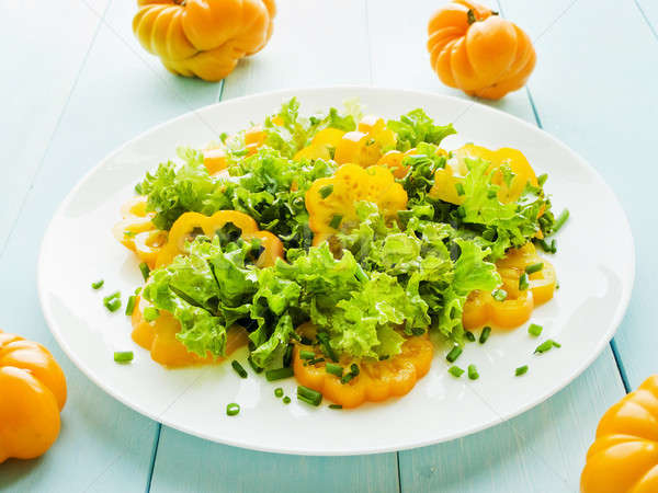 Yellow tomatoes salad Stock photo © AGfoto