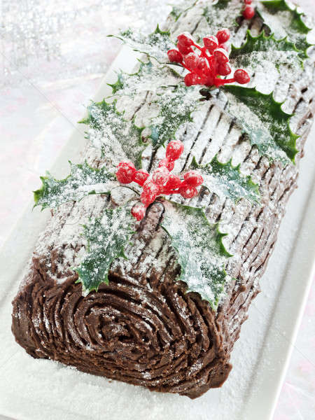 Yule log Stock photo © AGfoto