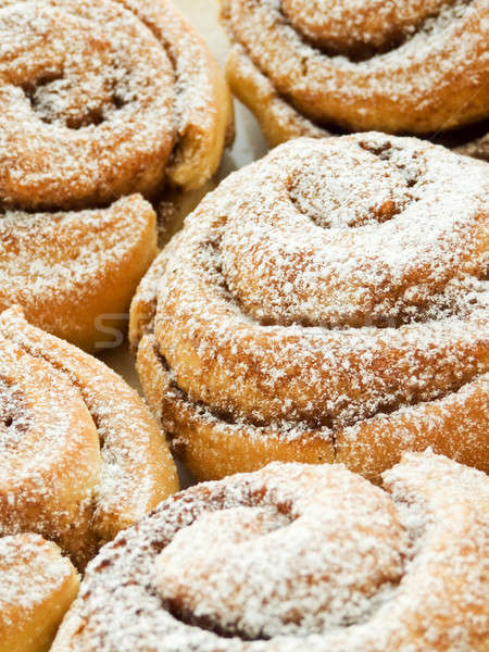 Sweet корицей сахарная пудра мелкий группа Сток-фото © AGfoto