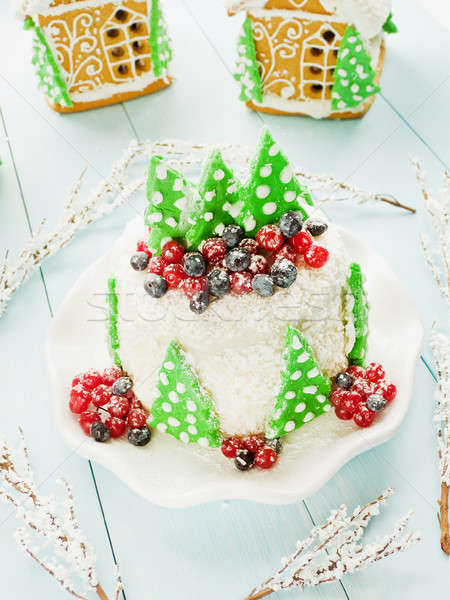 Sweet winter cake Stock photo © AGfoto