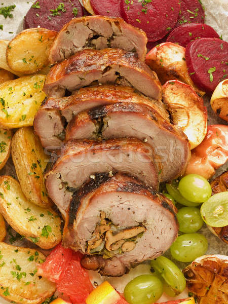 Turkey roulade Stock photo © AGfoto