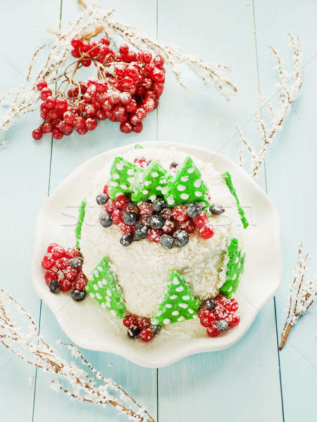 Sweet winter cake Stock photo © AGfoto