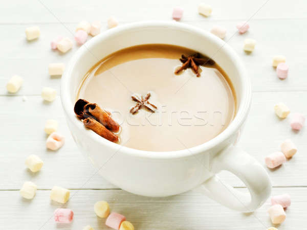 édes tél ital csésze fűszer sekély Stock fotó © AGfoto