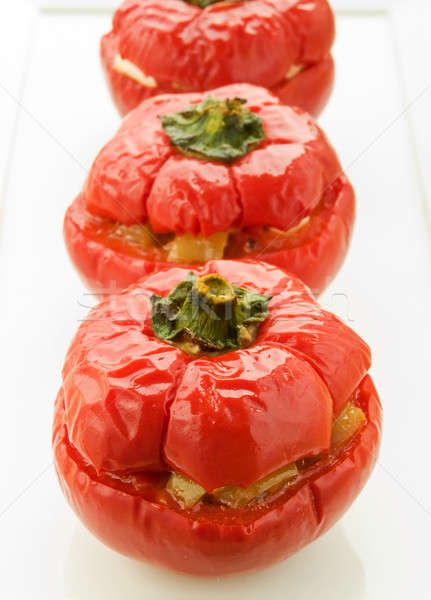 Stuffed peppers Stock photo © AGfoto