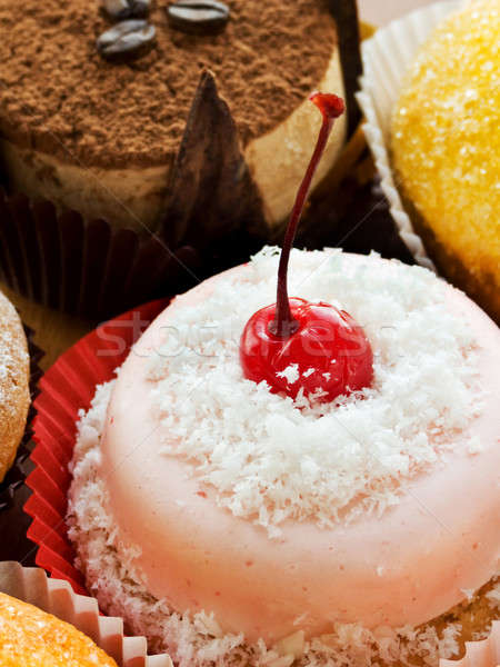 şekerleme farklı kekler tatlılar sığ Stok fotoğraf © AGfoto