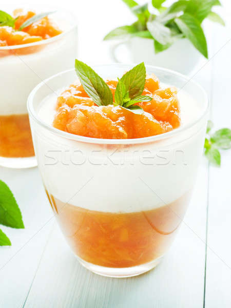 Panna cotta Stock photo © AGfoto