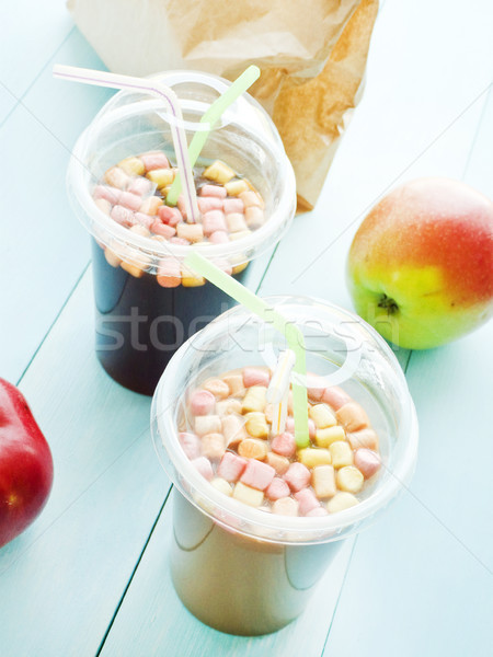 Coffee in plastic glass Stock photo © AGfoto