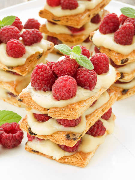 Mille feuille Stock photo © AGfoto
