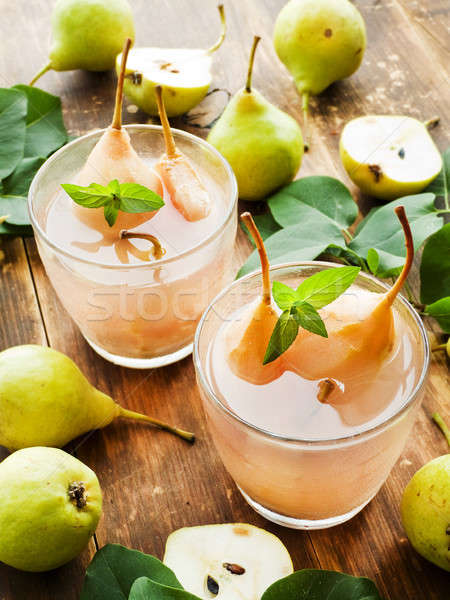 Sweet pear compote Stock photo © AGfoto
