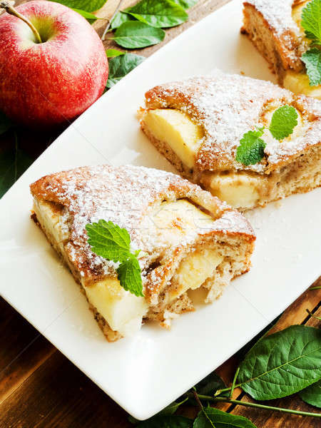 Sweet apple pie Stock photo © AGfoto