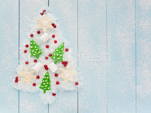 Christmas tree background Stock photo © AGfoto