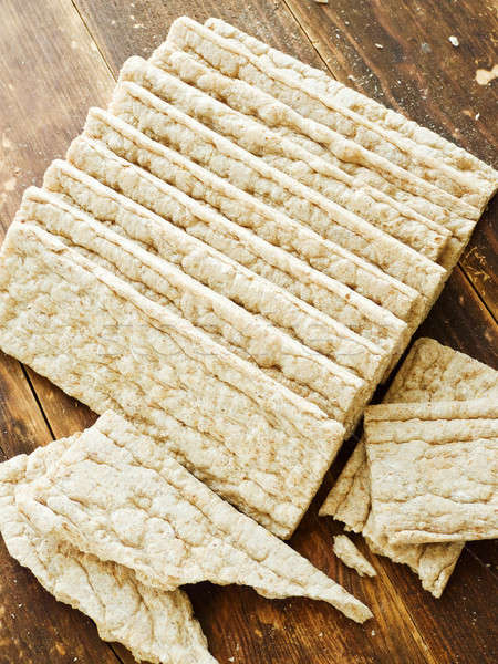 здорового хлеб Ломтики сушат цельнозерновой хлеб Сток-фото © AGfoto
