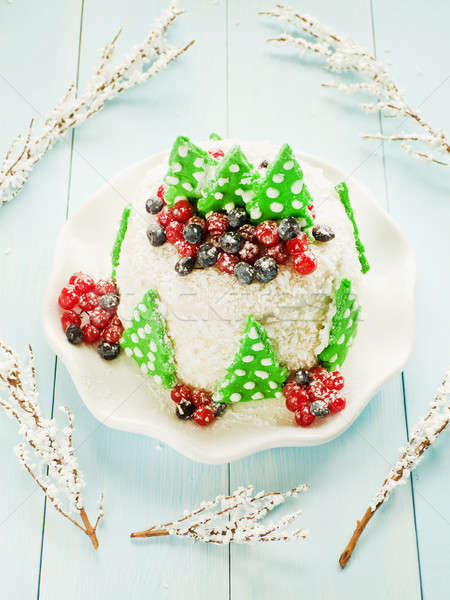 Sweet winter cake Stock photo © AGfoto