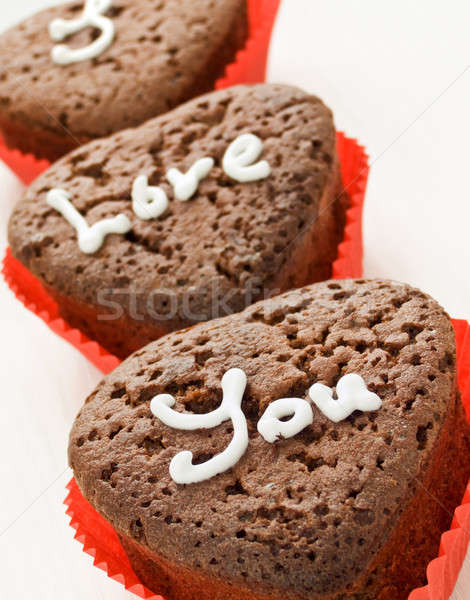 Chocolat saint valentin peu profond papier [[stock_photo]] © AGfoto