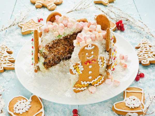 Sweet winter cake Stock photo © AGfoto