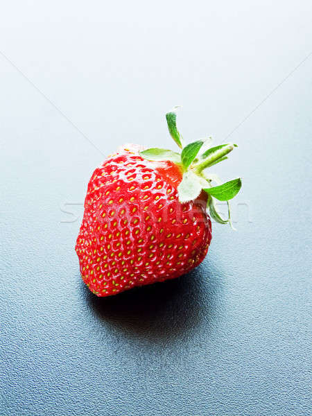 Strawberry on black Stock photo © AGfoto