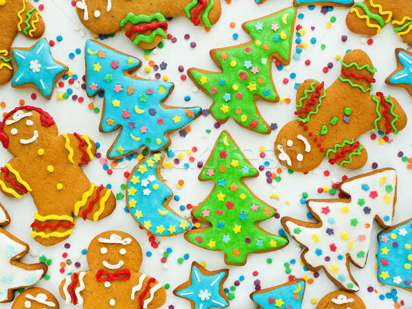 Gingerbread cookies Stock photo © AGfoto